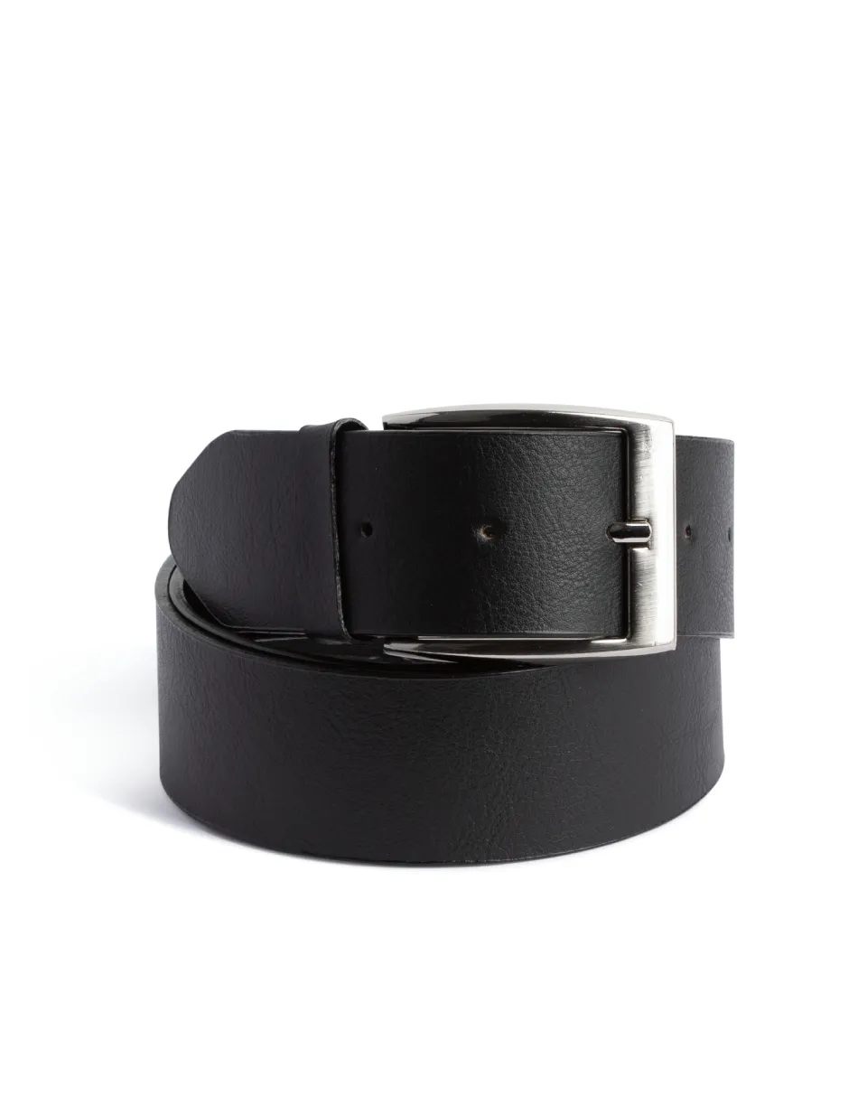 VE-Lifestyle Gürtel Theo Jeans Schwarz/Silber
